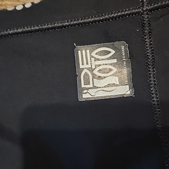 De Soto Black Mini Triathlon Shorts - Picture 3 of 6